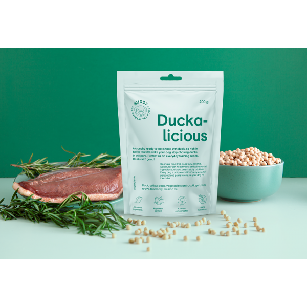 Buddy - Semi-moist Snack Duck with Rosemary 200gr