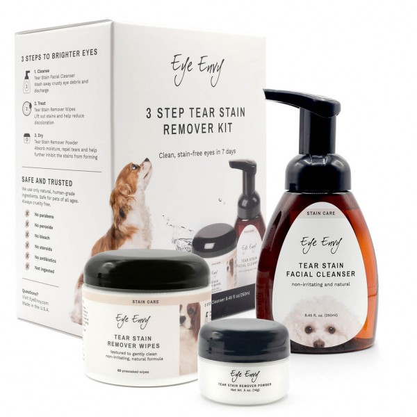 Eye Envy 3 Step Tear Stain Kit for Dog