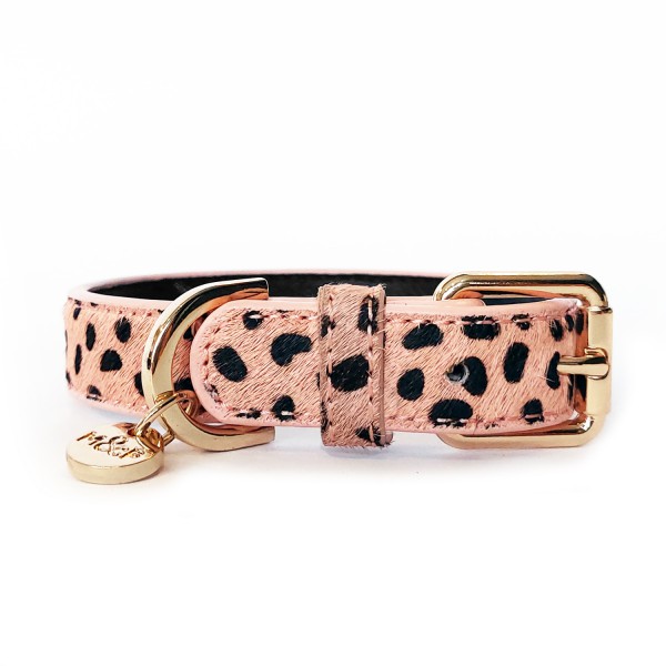 Milk & Pepper Guepard Rose - Leather Collar -