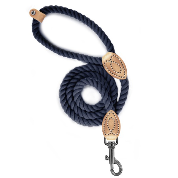 Milk & Pepper Nemo Marine Rope and Leather Leash