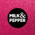 Milk&Pepper Guinzaglio Stardust - Fucsia 120x1,5cm